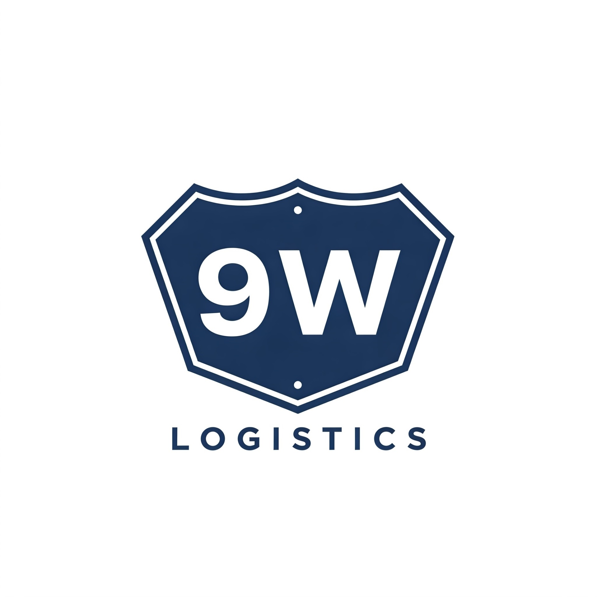 9W Logistics shield logo